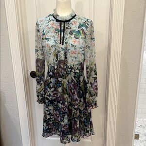 Floral Long Sleeve Dress